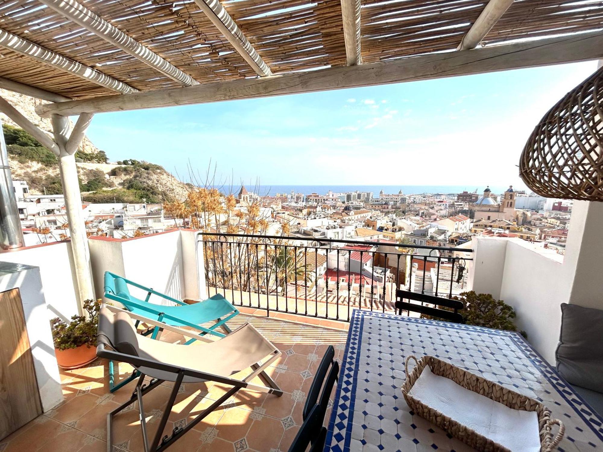 Casa Lucia The Most Beautiful Views Sea And City Alicante Buitenkant foto